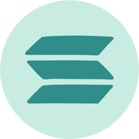 Liquid staking asset icon